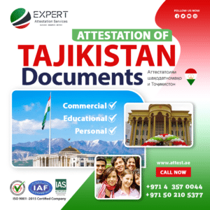 Tajikistan Certificate Attestation