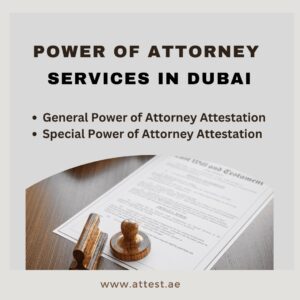 Power of Attorney Attestation